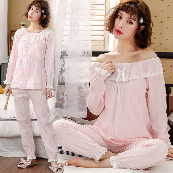 gauze motherwear long sleeve maternal pajamas summer thin spring and autumn postpartum breast-feeding household clothes, Blue;gray
gauze motherwear long sleeve maternal pajamas summer thin spring and autumn postpartum breast-feeding household clothes, Blue;gray