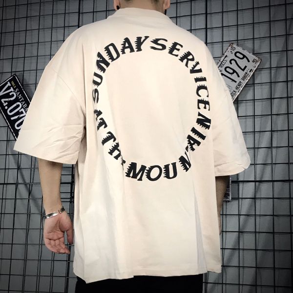 high version kanye lisa celebrity inspired kanye fat version short-sleeved t-shirt loose half-sleeve fat shirt oversize, White;black
high version kanye lisa celebrity inspired kanye fat version short-sleeved t-shirt loose half-sleeve fat shirt oversize, White;black
