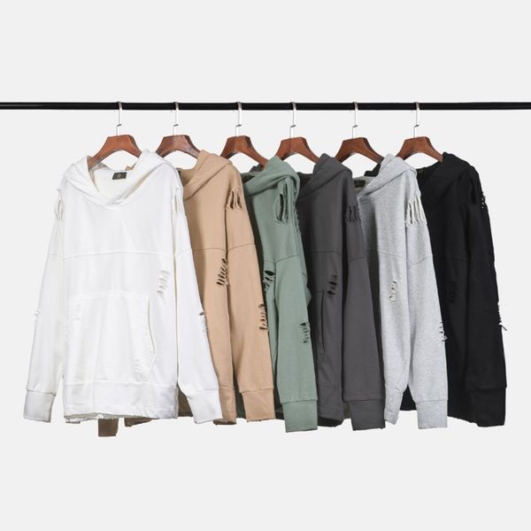 qoolxcwear high street sweatshirt men personality hole ripped hoodies solid black sportswear for men long sleeve pullover
qoolxcwear high street sweatshirt men personality hole ripped hoodies solid black sportswear for men long sleeve pullover