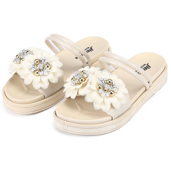 women's flower thick-soled sandals open-toe slippers wear casual beach shoes non-slip flat soft shoes outdoor sandal ladies, Black
women's flower thick-soled sandals open-toe slippers wear casual beach shoes non-slip flat soft shoes outdoor sandal ladies, Black