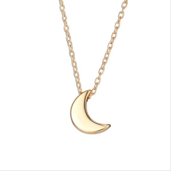 fashion new small moon pendant necklace gold color alloy chain necklace for women girls western chokers necklaces wholesale, Golden;silver
fashion new small moon pendant necklace gold color alloy chain necklace for women girls western chokers necklaces wholesale, Golden;silver