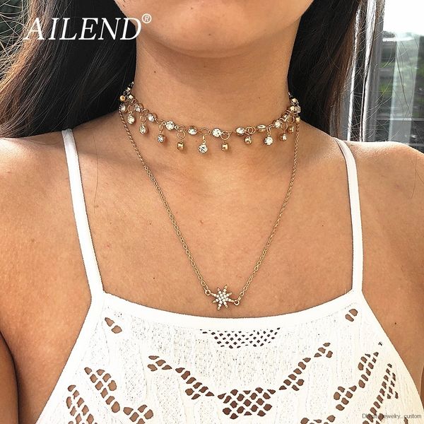 Fashion Mans Star Pendant Boho Jewelry Double Layer Crystal Beads Choker Necklaces For Women Necklace Jewelry
Fashion Mans Star Pendant Boho Jewelry Double Layer Crystal Beads Choker Necklaces For Women Necklace Jewelry