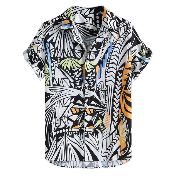 klv shirt mens hit color printing turn down collar short sleeve loose casual shirt hawaiian holiday shirts leisure shirts, White;black
klv shirt mens hit color printing turn down collar short sleeve loose casual shirt hawaiian holiday shirts leisure shirts, White;black