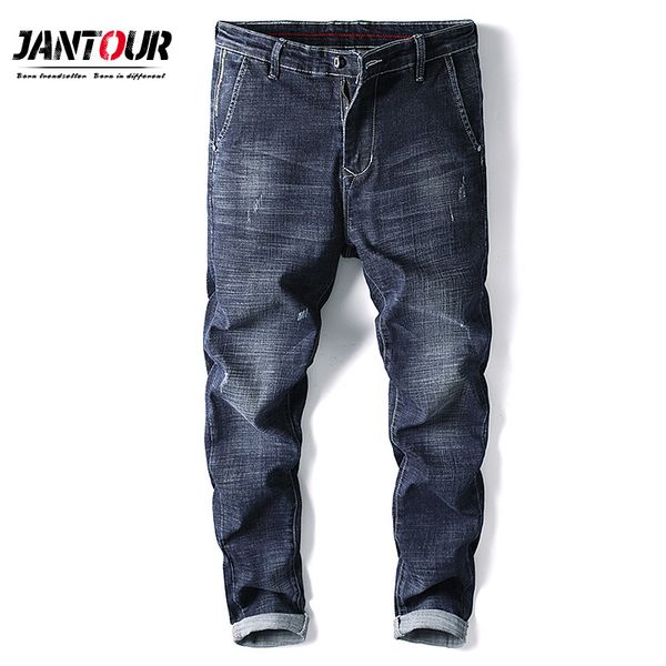 jantour2019 spring new men jeans classic fashion designer denim skinny straight jeans male casual slim fit trousers, Blue
jantour2019 spring new men jeans classic fashion designer denim skinny straight jeans male casual slim fit trousers, Blue