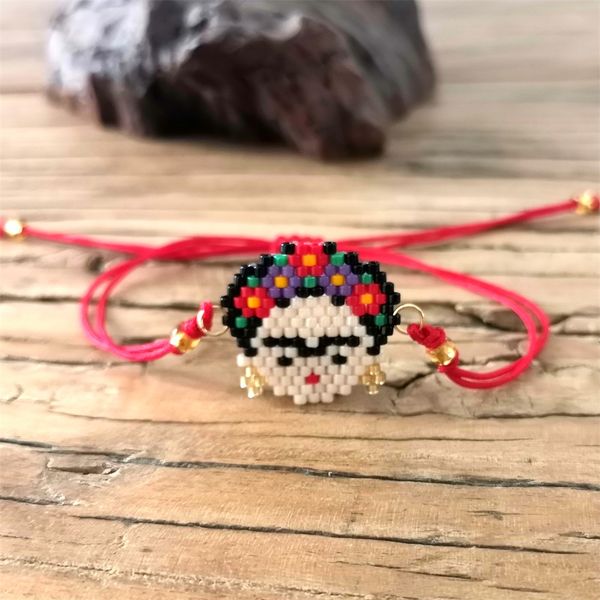 mexican lady face fashion friendship bracelets red thread rope miyuki bracelet handmade adjustable baby bracelet good luck, Golden;silver
mexican lady face fashion friendship bracelets red thread rope miyuki bracelet handmade adjustable baby bracelet good luck, Golden;silver