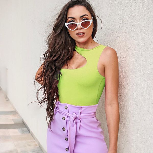 minifaceminigirl women skinny jumpsuit sleeveless hollow out solid color playsuit female triangle bodysuit, Black;white
minifaceminigirl women skinny jumpsuit sleeveless hollow out solid color playsuit female triangle bodysuit, Black;white