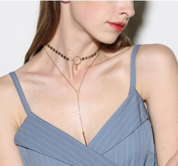multilayer necklace gold silver sequins long tassel star statement choker necklace accessories for women statement jewelry christmas gift, Golden;silver
multilayer necklace gold silver sequins long tassel star statement choker necklace accessories for women statement jewelry christmas gift, Golden;silver