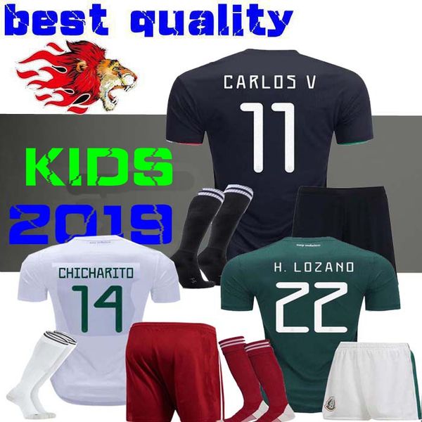 boys 2019 gold cup mexico soccer jersey kids kit black mexico home green soccer jerseys chicharito child shirts uniform h. lozano, Black;yellow
boys 2019 gold cup mexico soccer jersey kids kit black mexico home green soccer jerseys chicharito child shirts uniform h. lozano, Black;yellow