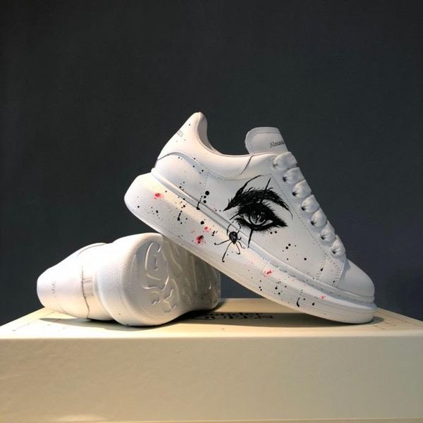 2020 casual shoes lace up designer comfort sneakers casual leather shoes men womens sneakers, Black
2020 casual shoes lace up designer comfort sneakers casual leather shoes men womens sneakers, Black