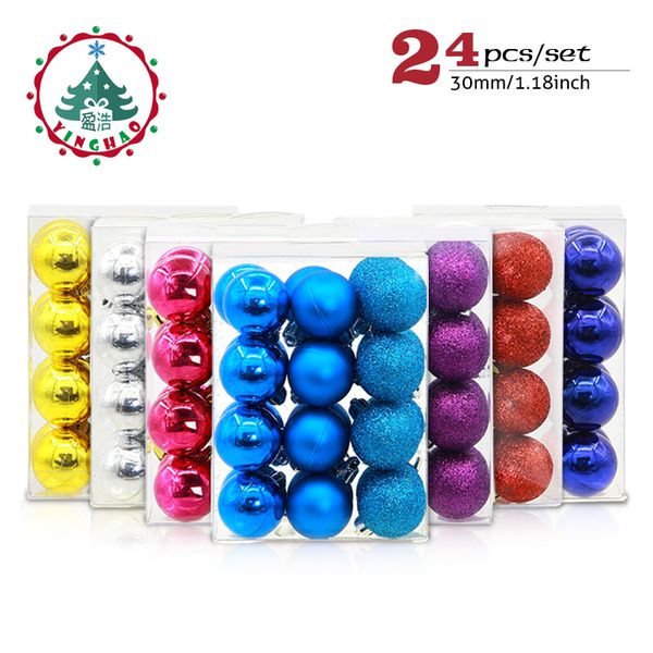 inhoo 24pcsset christmas tree balls 3cm baubles decor balls xmas for home party colorful wedding ornament decoration supplies
inhoo 24pcsset christmas tree balls 3cm baubles decor balls xmas for home party colorful wedding ornament decoration supplies