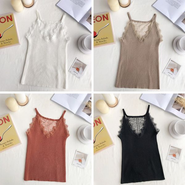 2019 basic lace camisole summer knit tank women adjustable strap camisole female camis high elasticity casual, White
2019 basic lace camisole summer knit tank women adjustable strap camisole female camis high elasticity casual, White