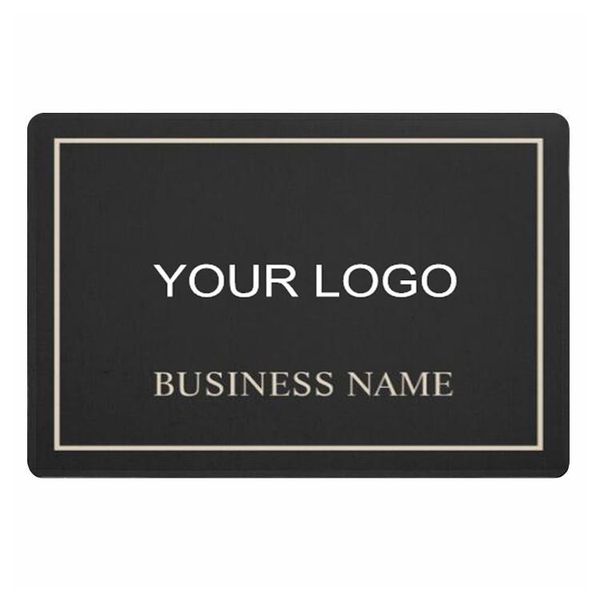 modern black and gold company business logo personalised welcome door mat custom branding rug carpet doormat floor y200527
modern black and gold company business logo personalised welcome door mat custom branding rug carpet doormat floor y200527