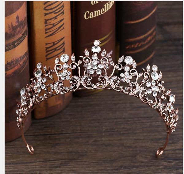 bronze diamond crown bride headdress wedding dress accessories crown headdress gifts, Slivery;golden
bronze diamond crown bride headdress wedding dress accessories crown headdress gifts, Slivery;golden