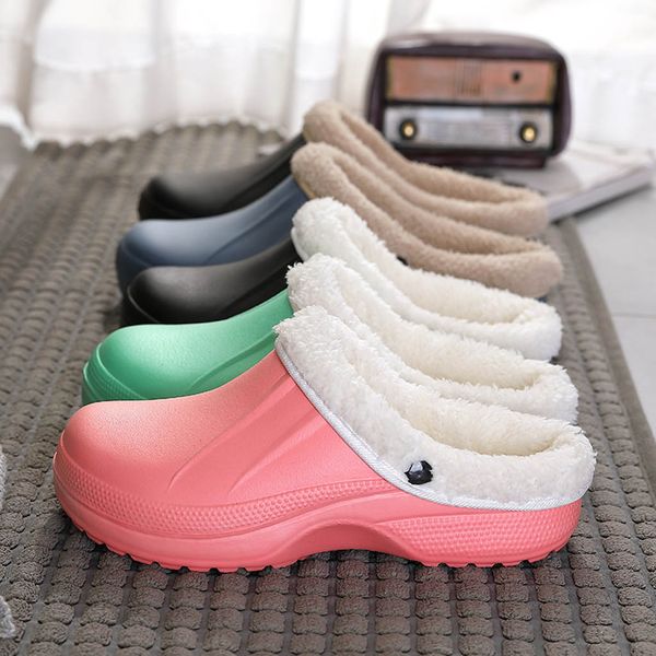 warm lined slippers home waterproof indoor and outdoor garden shoes for woman plus velvet winter slipper woman shoes 2020, Black
warm lined slippers home waterproof indoor and outdoor garden shoes for woman plus velvet winter slipper woman shoes 2020, Black
