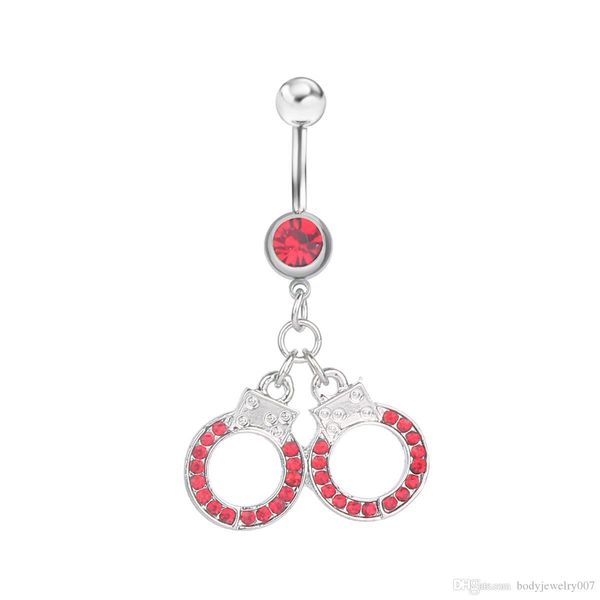 d0018-2 ( 3 colors ) handcuffs style navel belly ring 20 pcs clear color stone drop shipping body jewelry piercing, Silver
d0018-2 ( 3 colors ) handcuffs style navel belly ring 20 pcs clear color stone drop shipping body jewelry piercing, Silver