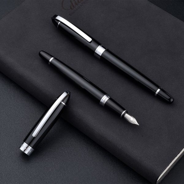 black gold powder fountain pen luxury office gift ink pen 0.5mm & 1.0mm art nib gift pen black
black gold powder fountain pen luxury office gift ink pen 0.5mm & 1.0mm art nib gift pen black