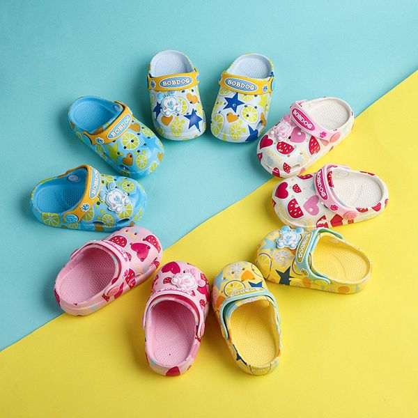 new babu children's slippers 2-8 years non slip kids friut printing indoor and outdoor sandals light hole shoes boy girls so007, Black;red
new babu children's slippers 2-8 years non slip kids friut printing indoor and outdoor sandals light hole shoes boy girls so007, Black;red