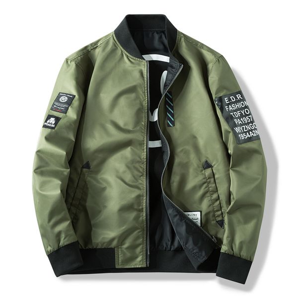 men bomber jacket both side wear casual windbreaker man pilot jacket with patches green thin mens coat outwear clothing,267, Black;brown
men bomber jacket both side wear casual windbreaker man pilot jacket with patches green thin mens coat outwear clothing,267, Black;brown