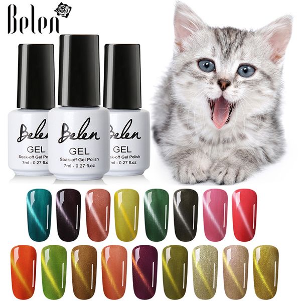 belen 7ml 3d cat eye gel nail polish magnet effect long-lasting uv led varnish magnetic gel lacquer base coat gelpolish
belen 7ml 3d cat eye gel nail polish magnet effect long-lasting uv led varnish magnetic gel lacquer base coat gelpolish