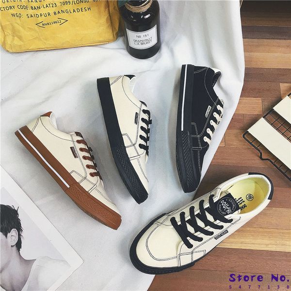 men casual shoes fashion sneakers oxfords espadrilles breathable classic canvas shoes man autumn spring new lace-up non-slip, Black
men casual shoes fashion sneakers oxfords espadrilles breathable classic canvas shoes man autumn spring new lace-up non-slip, Black