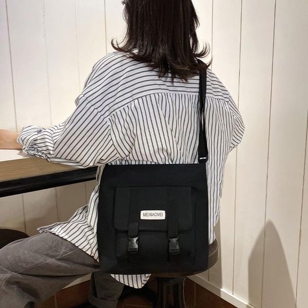 fashion women's retro solid color large capacity canvas shoulder bag casual crossbody bags for women female shopping bag g25
fashion women's retro solid color large capacity canvas shoulder bag casual crossbody bags for women female shopping bag g25