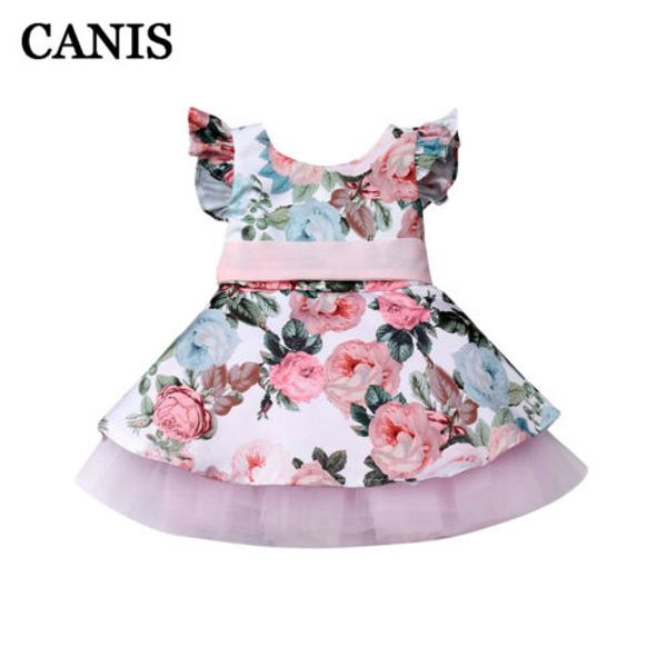 2019 newborn girls sleeveless tutu dress baby kids party flower princess tulle dresses, Red;yellow 
2019 newborn girls sleeveless tutu dress baby kids party flower princess tulle dresses, Red;yellow