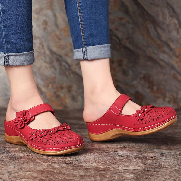 summer women sandals hollow out flower round toe ladies plus size shoes women shoes super soft female buckle slippers, Black
summer women sandals hollow out flower round toe ladies plus size shoes women shoes super soft female buckle slippers, Black