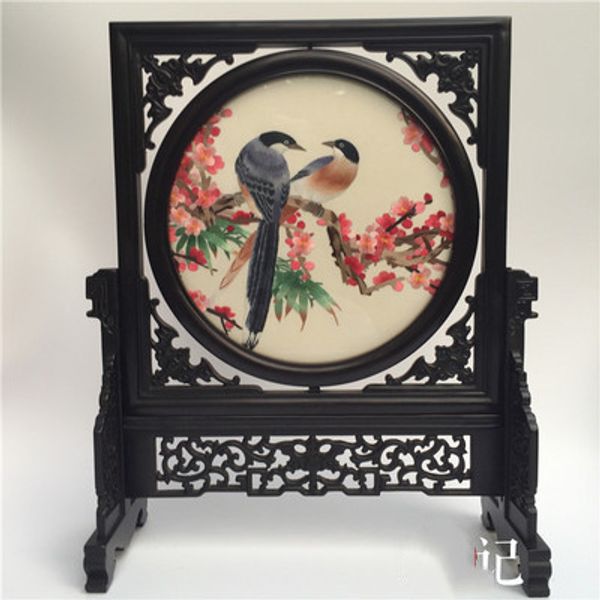 dhl traditional chinese style decoration desk accessories home decor table ornaments silk hand embroidery pattern with ebony frame gift
dhl traditional chinese style decoration desk accessories home decor table ornaments silk hand embroidery pattern with ebony frame gift