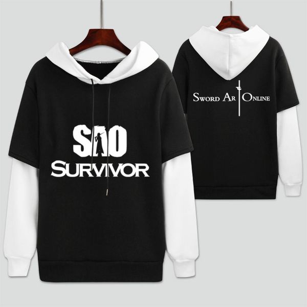 men women hoodis anime sword art online sao pullover hoodie sweatshirt sportswear outerwear cartoon cosplay costume coats jacket, Black
men women hoodis anime sword art online sao pullover hoodie sweatshirt sportswear outerwear cartoon cosplay costume coats jacket, Black
