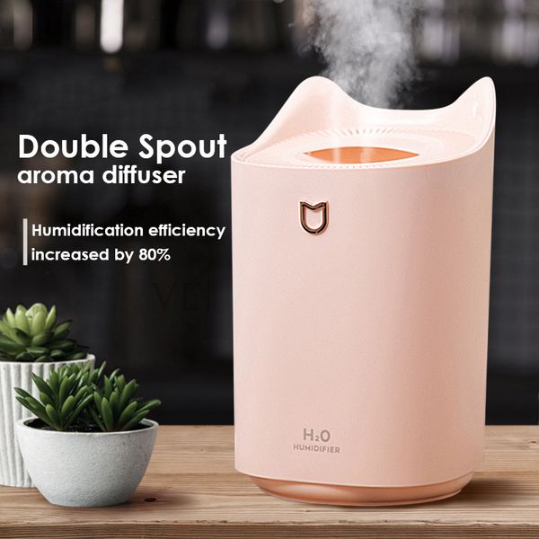new double spray port humidifier 3300ml large capacity aroma diffuser usb cute deskessential oil diffuser
new double spray port humidifier 3300ml large capacity aroma diffuser usb cute deskessential oil diffuser