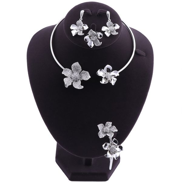 african nigerian wedding bridal gift flower jewelry sets dubai gold plated necklace earrings sets for women turkish jewelry, Slivery;golden
african nigerian wedding bridal gift flower jewelry sets dubai gold plated necklace earrings sets for women turkish jewelry, Slivery;golden