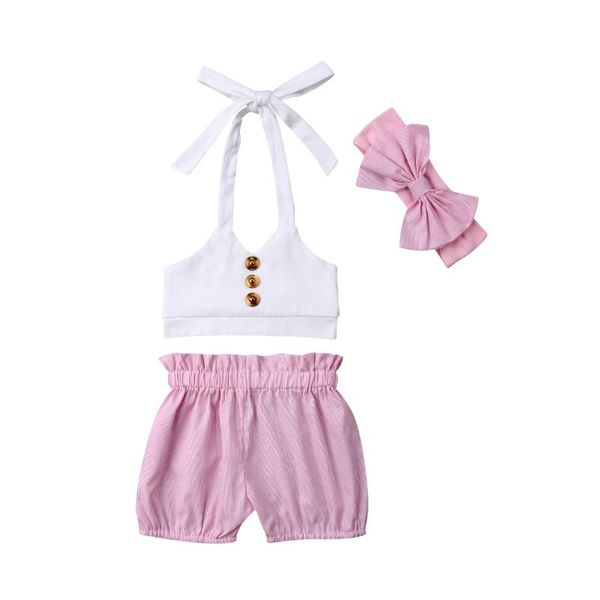 new summer baby girls clothes sets fashion toddler lace up crop +shorts pant+heacbands 3pcs cotton beach outfits set, White
new summer baby girls clothes sets fashion toddler lace up crop +shorts pant+heacbands 3pcs cotton beach outfits set, White