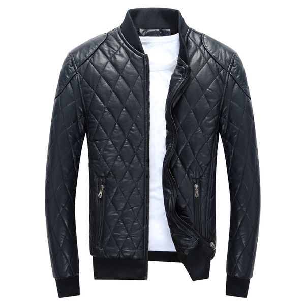 winter new men's pu leather jacket stand collar thick warm clothing slim fits male parkas fashion motorcycle leather coats,15611, Black
winter new men's pu leather jacket stand collar thick warm clothing slim fits male parkas fashion motorcycle leather coats,15611, Black