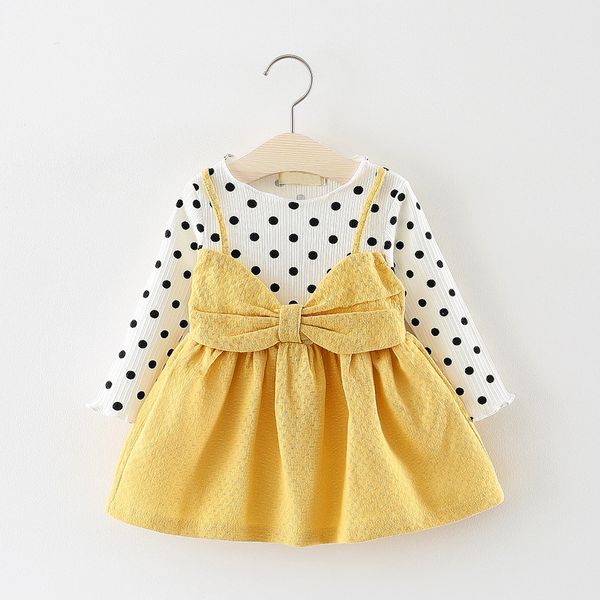 girls dress 2019 new baby girl clothes princess dress new 2018 spring autumn style dot bow long sleeves cotton baby clothes, Red;yellow
girls dress 2019 new baby girl clothes princess dress new 2018 spring autumn style dot bow long sleeves cotton baby clothes, Red;yellow