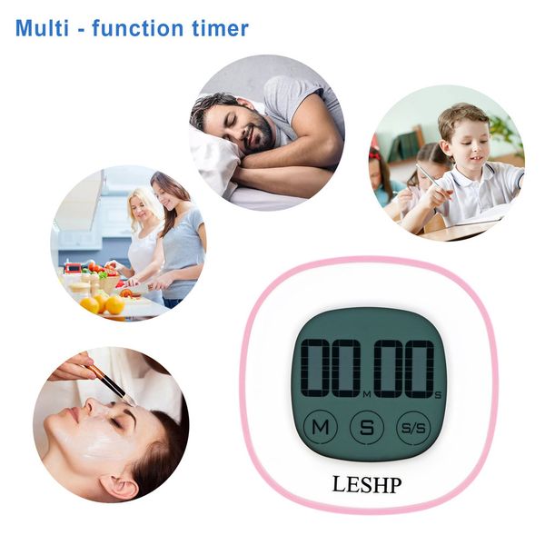 leshp square touchable lcd digital screen led backlight 4 digits display digital magnetic back kitchen timer countdown timer
leshp square touchable lcd digital screen led backlight 4 digits display digital magnetic back kitchen timer countdown timer