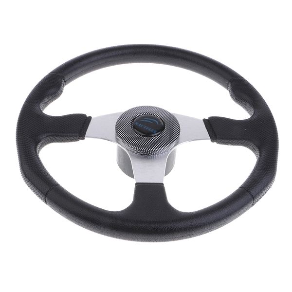 340mm aluminum alloy 3 spoke 3/4'' boat steering wheel marine yacht pontoon boat wheel & soft grip, center cap
340mm aluminum alloy 3 spoke 3/4'' boat steering wheel marine yacht pontoon boat wheel & soft grip, center cap