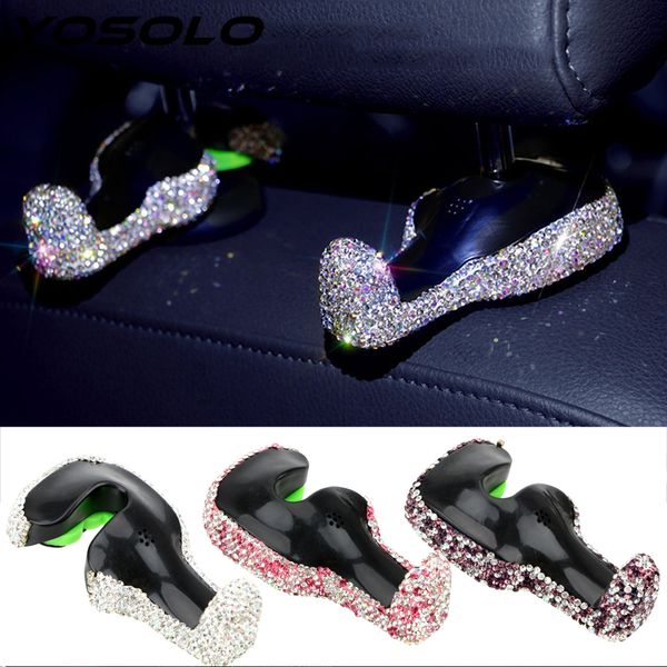 yosolo 1 piece bling bling car back seat hook artificial crystal diamond headrest hanger hideable universal random side
yosolo 1 piece bling bling car back seat hook artificial crystal diamond headrest hanger hideable universal random side