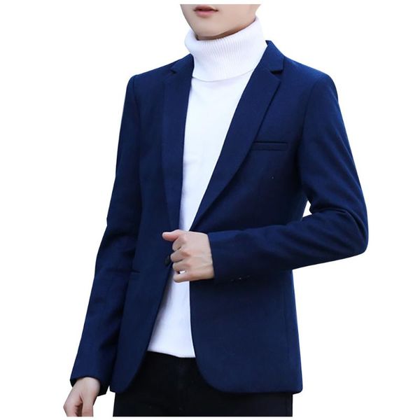 men's suits & blazers winter men suit jacket fashion casual blazer business traje de hombre slim fit costume homme thick, White;black
men's suits & blazers winter men suit jacket fashion casual blazer business traje de hombre slim fit costume homme thick, White;black