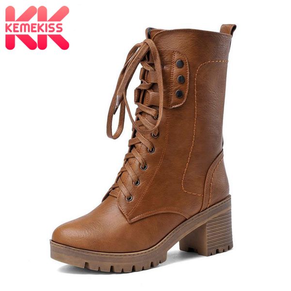 kemekiss 4 colors size 34-43 women half short boots high heel boots cross strap warm shoes motorcycle botas for women footwear, Black
kemekiss 4 colors size 34-43 women half short boots high heel boots cross strap warm shoes motorcycle botas for women footwear, Black