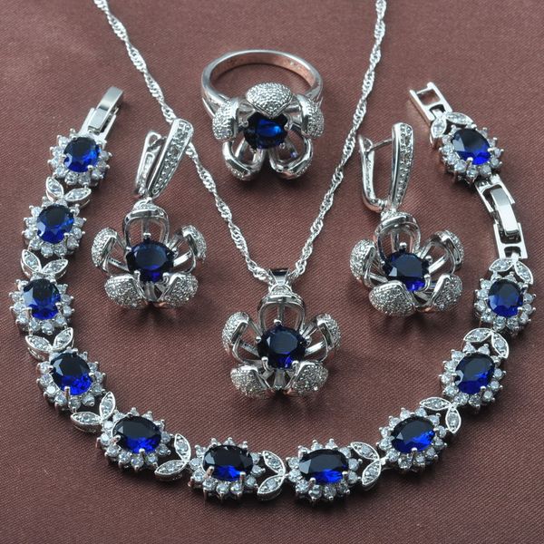 silver color jewelry sets blue crystal for women wedding christmas gift earrings cz rings bracelet necklace set yz0617
silver color jewelry sets blue crystal for women wedding christmas gift earrings cz rings bracelet necklace set yz0617