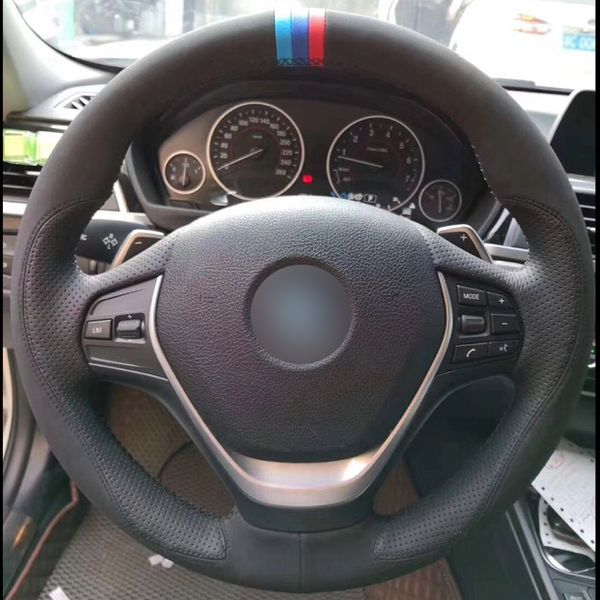 black suede black leather light blue blue red marker car steering wheel cover for bmw f30 320i 328i 320d f20
black suede black leather light blue blue red marker car steering wheel cover for bmw f30 320i 328i 320d f20