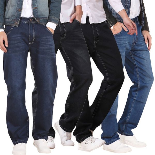 long pants men's casual autumn winter loose straight plus trousers long pants zipper skinny fashion casual jeans new sale, Black
long pants men's casual autumn winter loose straight plus trousers long pants zipper skinny fashion casual jeans new sale, Black