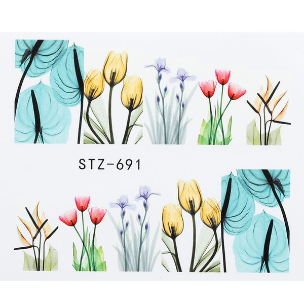 1 sheet stickers on nails flower design water transfer slider manicure summer nail art decoration foils decals, Black
1 sheet stickers on nails flower design water transfer slider manicure summer nail art decoration foils decals, Black