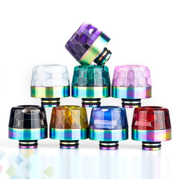 Snake Skin Drip Tip Mushroom Head Rainbow Stainless Steel Base Epoxy Resin Mouthpiece Cobra Grid Fit 810 510 Atomizers
Snake Skin Drip Tip Mushroom Head Rainbow Stainless Steel Base Epoxy Resin Mouthpiece Cobra Grid Fit 810 510 Atomizers
