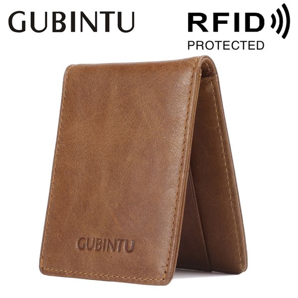 gubintu rfid men's money bags open clamp for money card pocket genuine leather billfold card holder cowhide men swallets wt97, Black
gubintu rfid men's money bags open clamp for money card pocket genuine leather billfold card holder cowhide men swallets wt97, Black
