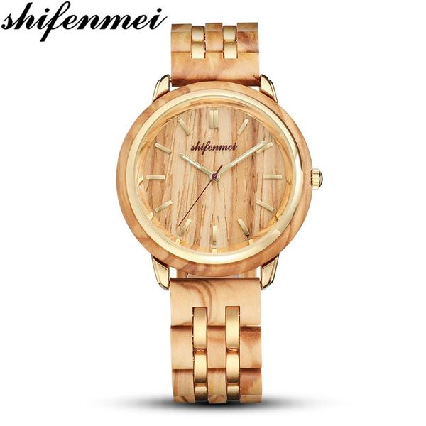 shifenmei s5503 female wooden quartz men / women watch simple wen lady's gift souvenir lovers wood quartz watches, Slivery;brown
shifenmei s5503 female wooden quartz men / women watch simple wen lady's gift souvenir lovers wood quartz watches, Slivery;brown