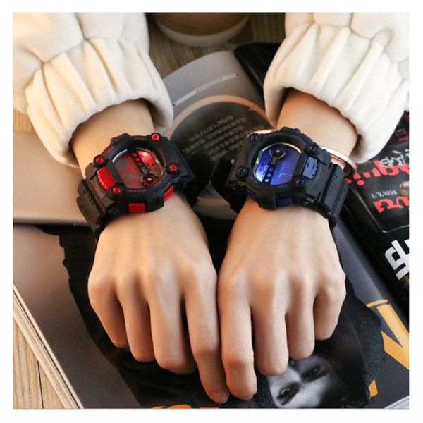 bdmx4 leisure mountaineering sports men's and women's electronic luminous electronic watch luminous timing seven-color waterproof, Blue
bdmx4 leisure mountaineering sports men's and women's electronic luminous electronic watch luminous timing seven-color waterproof, Blue