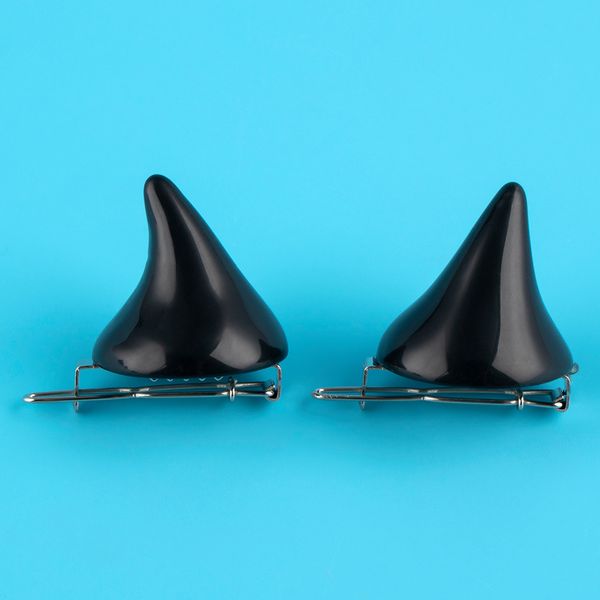 1 pair small demon ox horn hairpins gothic party cosplay costume pin hairpins costume horn halloween hair accessories clip, Slivery;white
1 pair small demon ox horn hairpins gothic party cosplay costume pin hairpins costume horn halloween hair accessories clip, Slivery;white