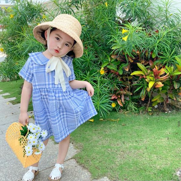2020 korea style girls plaid dress fashion cotton summer girls dresses 1-6 years ho791, Red;yellow
2020 korea style girls plaid dress fashion cotton summer girls dresses 1-6 years ho791, Red;yellow