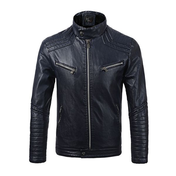 plus velvet men's leather clothing men's plus velvet europe and america motorcycle new style men pu coat large size leather jack, Black
plus velvet men's leather clothing men's plus velvet europe and america motorcycle new style men pu coat large size leather jack, Black